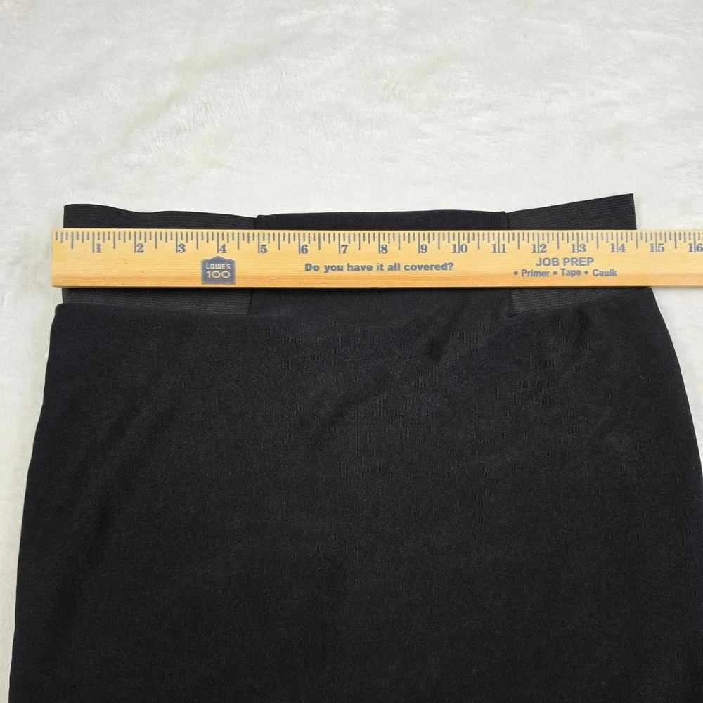 Twenty One Mini Skirt Womens L Black Excellent Elastic Waist Bodycon‎ Stretch